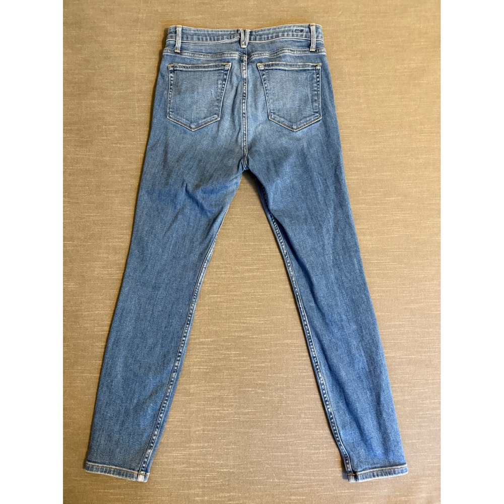 Vineyard Vines Womens High Rise Skinny Jeans Blue Candiani Denim Made‎ in USA 28 - Picture 8 of 15